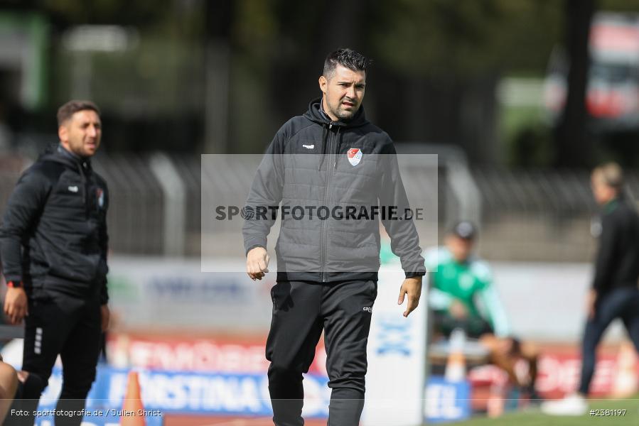 Alper Kayabunar, Sachs Stadion, Schweinfurt, 23.09.2023, sport, action, BFV, Fussball, Saison 2023/2024, 11. Spieltag, Regionalliga Bayern, TGM, FCS, Türkgücü München, 1. FC Schweinfurt 1905 - Bild-ID: 2381197