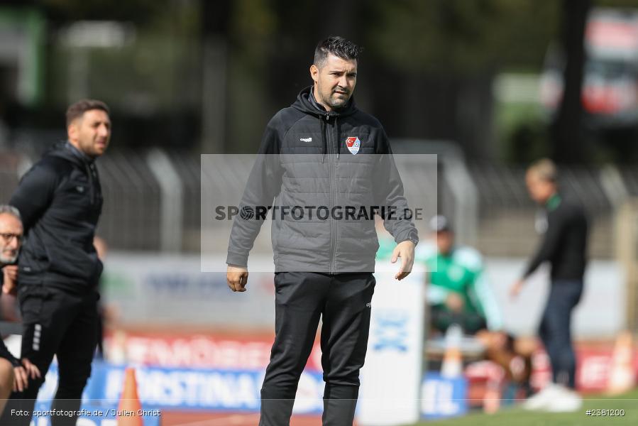 Alper Kayabunar, Sachs Stadion, Schweinfurt, 23.09.2023, sport, action, BFV, Fussball, Saison 2023/2024, 11. Spieltag, Regionalliga Bayern, TGM, FCS, Türkgücü München, 1. FC Schweinfurt 1905 - Bild-ID: 2381200