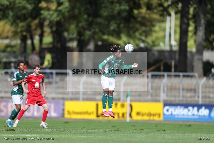 Hans Anapak-Baka, Sachs Stadion, Schweinfurt, 23.09.2023, sport, action, BFV, Fussball, Saison 2023/2024, 11. Spieltag, Regionalliga Bayern, TGM, FCS, Türkgücü München, 1. FC Schweinfurt 1905 - Bild-ID: 2381201