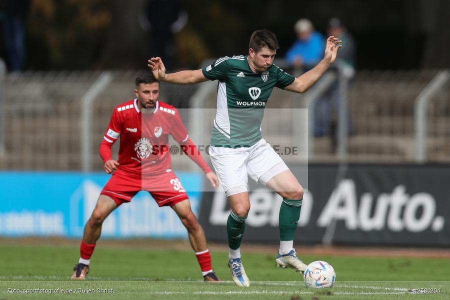 Kevin Fery, Sachs Stadion, Schweinfurt, 23.09.2023, sport, action, BFV, Fussball, Saison 2023/2024, 11. Spieltag, Regionalliga Bayern, TGM, FCS, Türkgücü München, 1. FC Schweinfurt 1905 - Bild-ID: 2381204