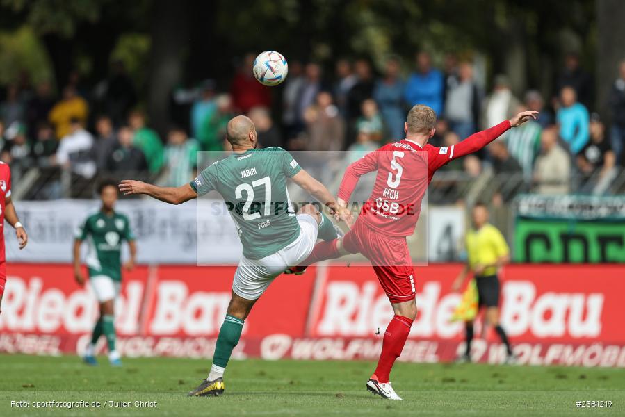 Adam Jabiri, Sachs Stadion, Schweinfurt, 23.09.2023, sport, action, BFV, Fussball, Saison 2023/2024, 11. Spieltag, Regionalliga Bayern, TGM, FCS, Türkgücü München, 1. FC Schweinfurt 1905 - Bild-ID: 2381219