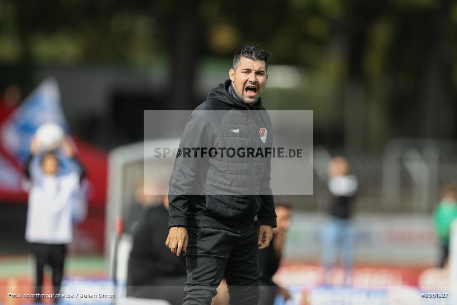 Alper Kayabunar, Sachs Stadion, Schweinfurt, 23.09.2023, sport, action, BFV, Fussball, Saison 2023/2024, 11. Spieltag, Regionalliga Bayern, TGM, FCS, Türkgücü München, 1. FC Schweinfurt 1905 - Bild-ID: 2381227