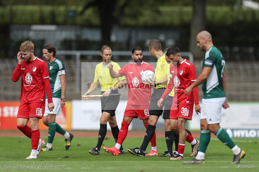 Ünal Tosun, Sachs Stadion, Schweinfurt, 23.09.2023, sport, action, BFV, Fussball, Saison 2023/2024, 11. Spieltag, Regionalliga Bayern, TGM, FCS, Türkgücü München, 1. FC Schweinfurt 1905 - Bild-ID: 2381228