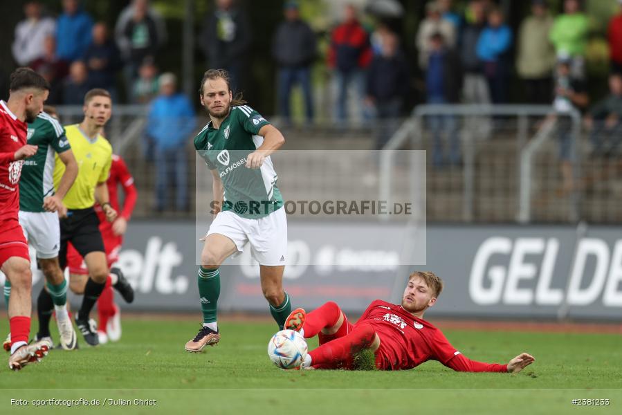 Kristian Böhnlein, Sachs Stadion, Schweinfurt, 23.09.2023, sport, action, BFV, Fussball, Saison 2023/2024, 11. Spieltag, Regionalliga Bayern, TGM, FCS, Türkgücü München, 1. FC Schweinfurt 1905 - Bild-ID: 2381233