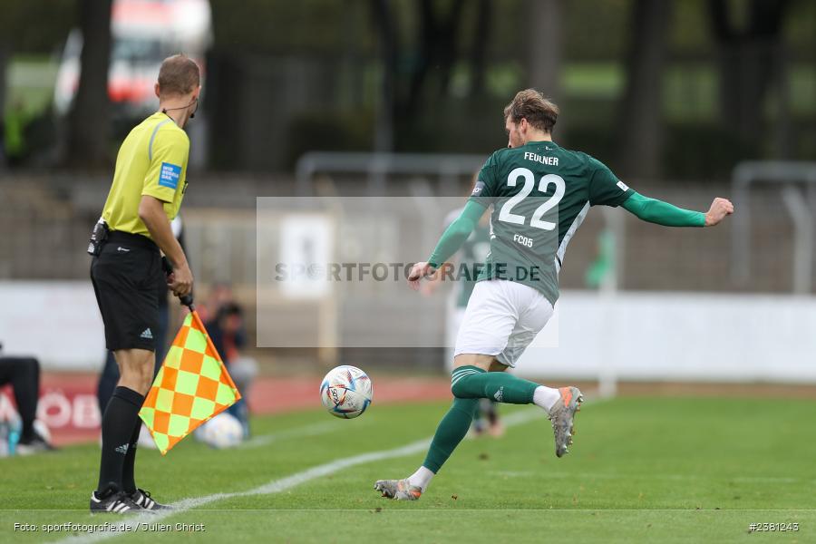 Tom Feulner, Sachs Stadion, Schweinfurt, 23.09.2023, sport, action, BFV, Fussball, Saison 2023/2024, 11. Spieltag, Regionalliga Bayern, TGM, FCS, Türkgücü München, 1. FC Schweinfurt 1905 - Bild-ID: 2381243