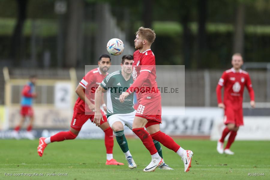 Stefan Maderer, Sachs Stadion, Schweinfurt, 23.09.2023, sport, action, BFV, Fussball, Saison 2023/2024, 11. Spieltag, Regionalliga Bayern, TGM, FCS, Türkgücü München, 1. FC Schweinfurt 1905 - Bild-ID: 2381244