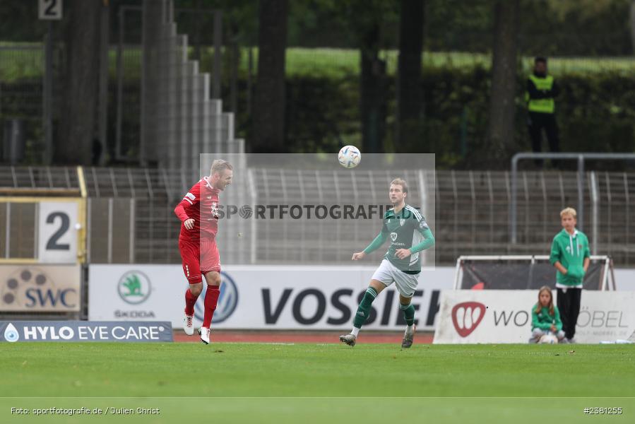 Christoph Rech, Sachs Stadion, Schweinfurt, 23.09.2023, sport, action, BFV, Fussball, Saison 2023/2024, 11. Spieltag, Regionalliga Bayern, TGM, FCS, Türkgücü München, 1. FC Schweinfurt 1905 - Bild-ID: 2381255