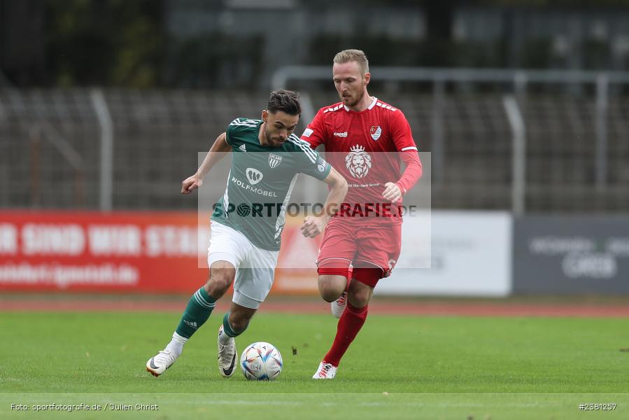Severo Sturm, Sachs Stadion, Schweinfurt, 23.09.2023, sport, action, BFV, Fussball, Saison 2023/2024, 11. Spieltag, Regionalliga Bayern, TGM, FCS, Türkgücü München, 1. FC Schweinfurt 1905 - Bild-ID: 2381257