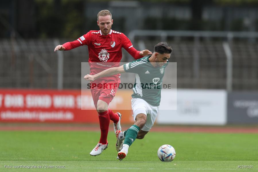 Severo Sturm, Sachs Stadion, Schweinfurt, 23.09.2023, sport, action, BFV, Fussball, Saison 2023/2024, 11. Spieltag, Regionalliga Bayern, TGM, FCS, Türkgücü München, 1. FC Schweinfurt 1905 - Bild-ID: 2381261