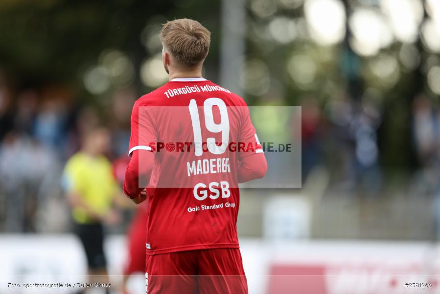 Stefan Maderer, Sachs Stadion, Schweinfurt, 23.09.2023, sport, action, BFV, Fussball, Saison 2023/2024, 11. Spieltag, Regionalliga Bayern, TGM, FCS, Türkgücü München, 1. FC Schweinfurt 1905 - Bild-ID: 2381266