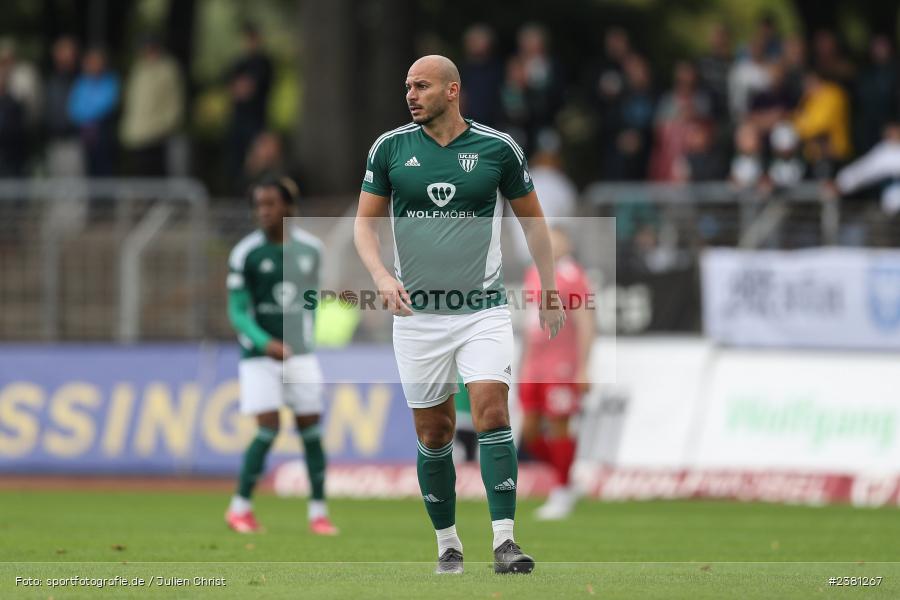 Adam Jabiri, Sachs Stadion, Schweinfurt, 23.09.2023, sport, action, BFV, Fussball, Saison 2023/2024, 11. Spieltag, Regionalliga Bayern, TGM, FCS, Türkgücü München, 1. FC Schweinfurt 1905 - Bild-ID: 2381267