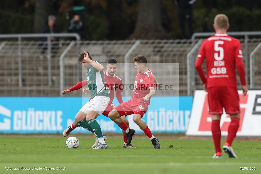 Kevin Fery, Sachs Stadion, Schweinfurt, 23.09.2023, sport, action, BFV, Fussball, Saison 2023/2024, 11. Spieltag, Regionalliga Bayern, TGM, FCS, Türkgücü München, 1. FC Schweinfurt 1905 - Bild-ID: 2381268