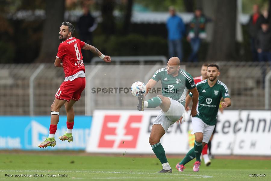 Adam Jabiri, Sachs Stadion, Schweinfurt, 23.09.2023, sport, action, BFV, Fussball, Saison 2023/2024, 11. Spieltag, Regionalliga Bayern, TGM, FCS, Türkgücü München, 1. FC Schweinfurt 1905 - Bild-ID: 2381269