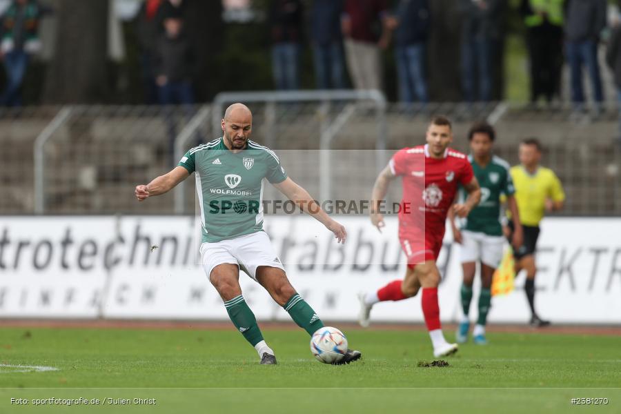 Adam Jabiri, Sachs Stadion, Schweinfurt, 23.09.2023, sport, action, BFV, Fussball, Saison 2023/2024, 11. Spieltag, Regionalliga Bayern, TGM, FCS, Türkgücü München, 1. FC Schweinfurt 1905 - Bild-ID: 2381270