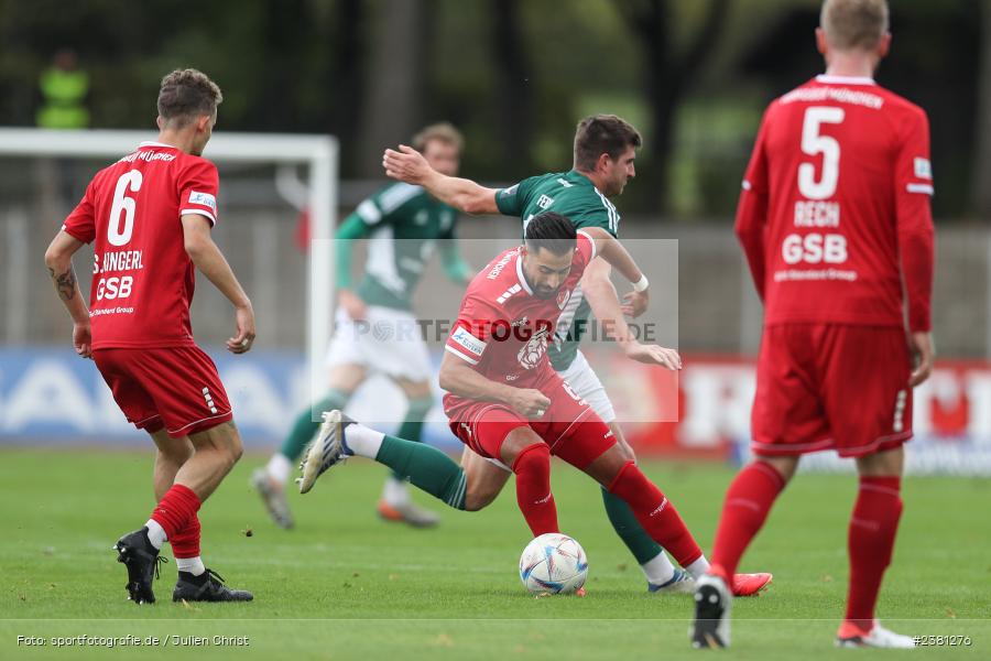 Ünal Tosun, Sachs Stadion, Schweinfurt, 23.09.2023, sport, action, BFV, Fussball, Saison 2023/2024, 11. Spieltag, Regionalliga Bayern, TGM, FCS, Türkgücü München, 1. FC Schweinfurt 1905 - Bild-ID: 2381276