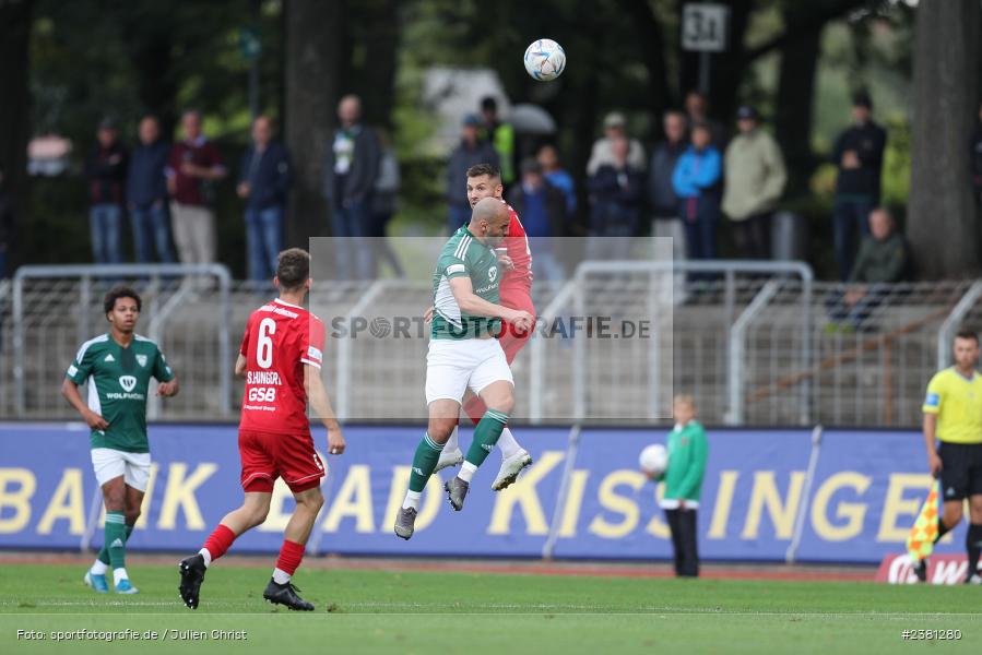 Adam Jabiri, Sachs Stadion, Schweinfurt, 23.09.2023, sport, action, BFV, Fussball, Saison 2023/2024, 11. Spieltag, Regionalliga Bayern, TGM, FCS, Türkgücü München, 1. FC Schweinfurt 1905 - Bild-ID: 2381280
