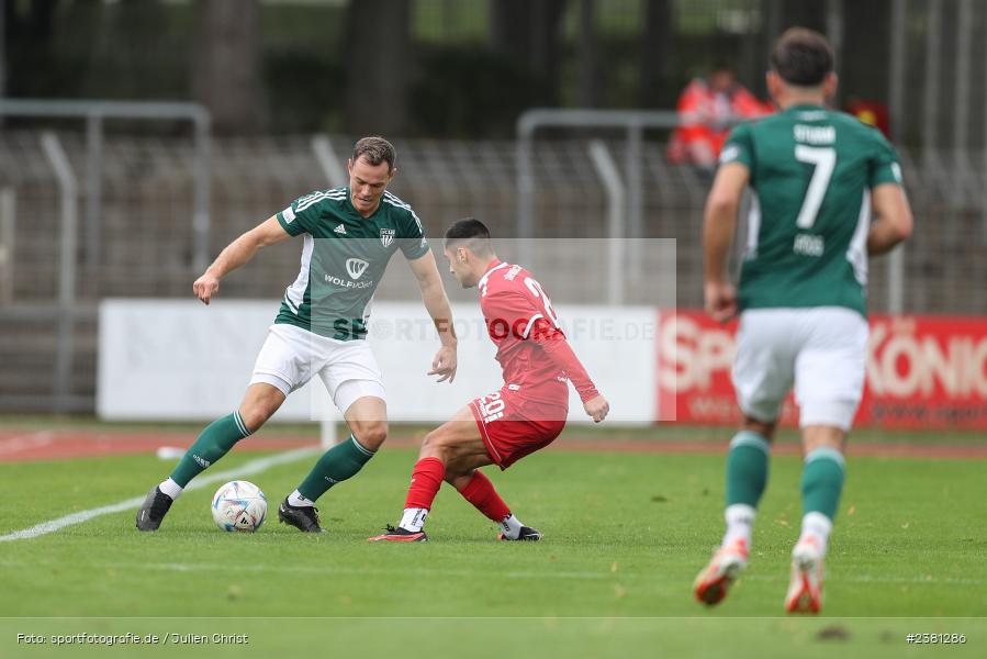 Marc Hänschke, Sachs Stadion, Schweinfurt, 23.09.2023, sport, action, BFV, Fussball, Saison 2023/2024, 11. Spieltag, Regionalliga Bayern, TGM, FCS, Türkgücü München, 1. FC Schweinfurt 1905 - Bild-ID: 2381286