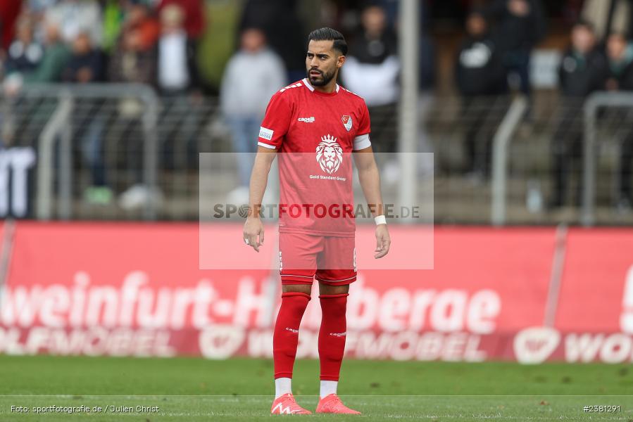 Ünal Tosun, Sachs Stadion, Schweinfurt, 23.09.2023, sport, action, BFV, Fussball, Saison 2023/2024, 11. Spieltag, Regionalliga Bayern, TGM, FCS, Türkgücü München, 1. FC Schweinfurt 1905 - Bild-ID: 2381291