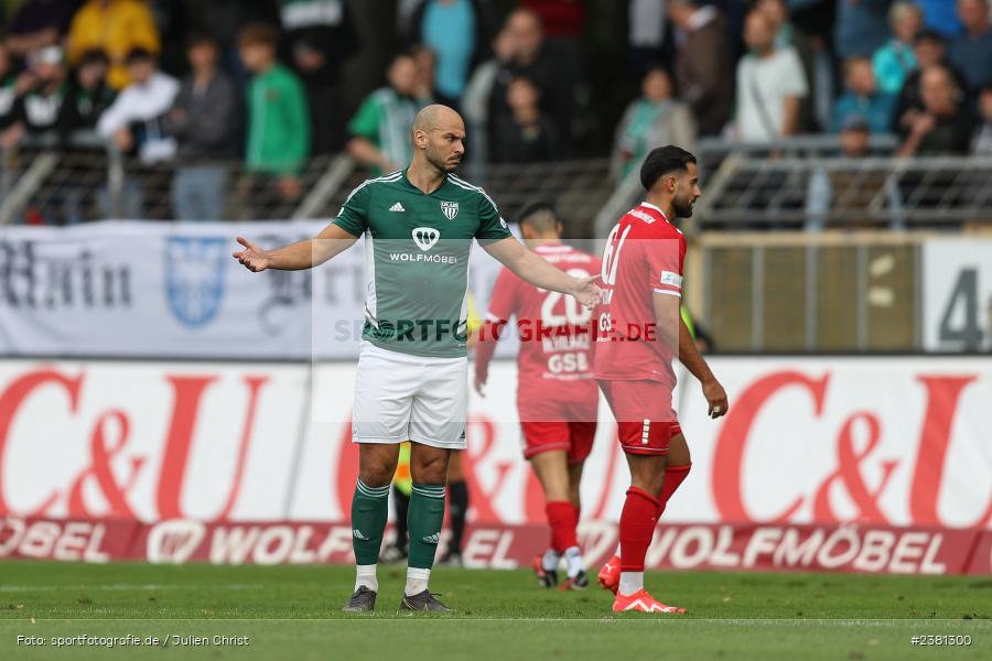 Adam Jabiri, Sachs Stadion, Schweinfurt, 23.09.2023, sport, action, BFV, Fussball, Saison 2023/2024, 11. Spieltag, Regionalliga Bayern, TGM, FCS, Türkgücü München, 1. FC Schweinfurt 1905 - Bild-ID: 2381300