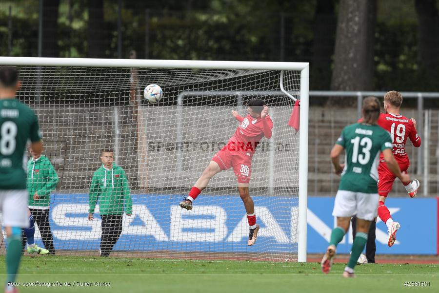 Emre Tunc, Sachs Stadion, Schweinfurt, 23.09.2023, sport, action, BFV, Fussball, Saison 2023/2024, 11. Spieltag, Regionalliga Bayern, TGM, FCS, Türkgücü München, 1. FC Schweinfurt 1905 - Bild-ID: 2381301