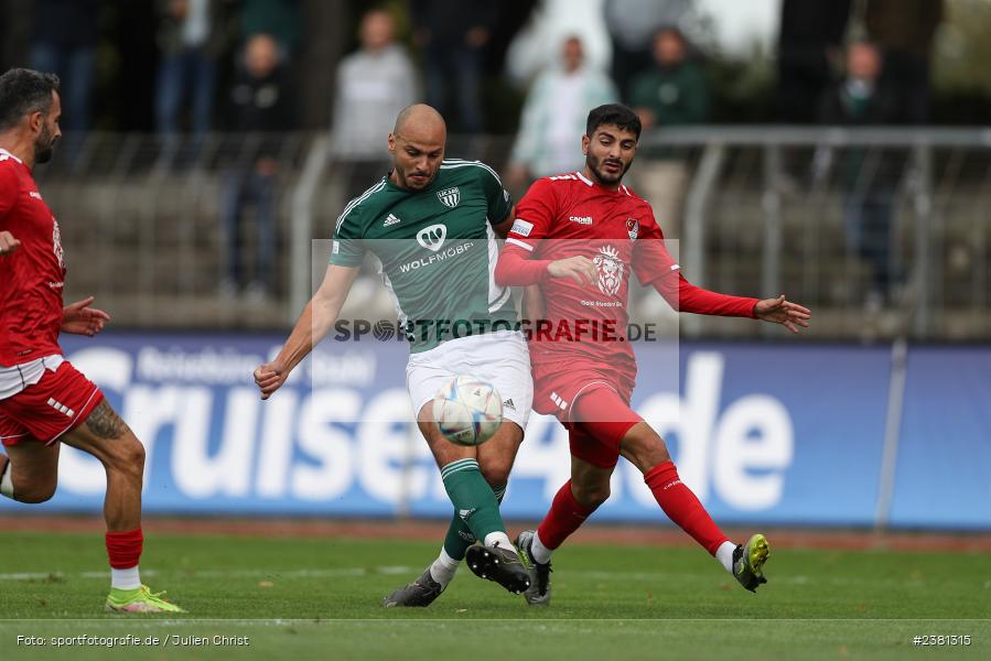 Adam Jabiri, Sachs Stadion, Schweinfurt, 23.09.2023, sport, action, BFV, Fussball, Saison 2023/2024, 11. Spieltag, Regionalliga Bayern, TGM, FCS, Türkgücü München, 1. FC Schweinfurt 1905 - Bild-ID: 2381315