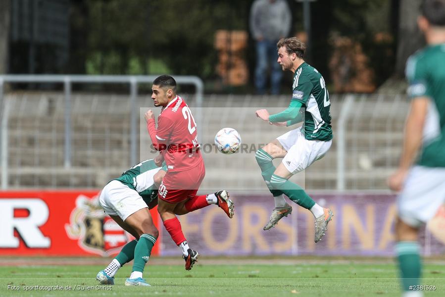 Tom Feulner, Sachs Stadion, Schweinfurt, 23.09.2023, sport, action, BFV, Fussball, Saison 2023/2024, 11. Spieltag, Regionalliga Bayern, TGM, FCS, Türkgücü München, 1. FC Schweinfurt 1905 - Bild-ID: 2381326