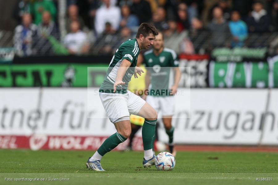 Kevin Fery, Sachs Stadion, Schweinfurt, 23.09.2023, sport, action, BFV, Fussball, Saison 2023/2024, 11. Spieltag, Regionalliga Bayern, TGM, FCS, Türkgücü München, 1. FC Schweinfurt 1905 - Bild-ID: 2381327