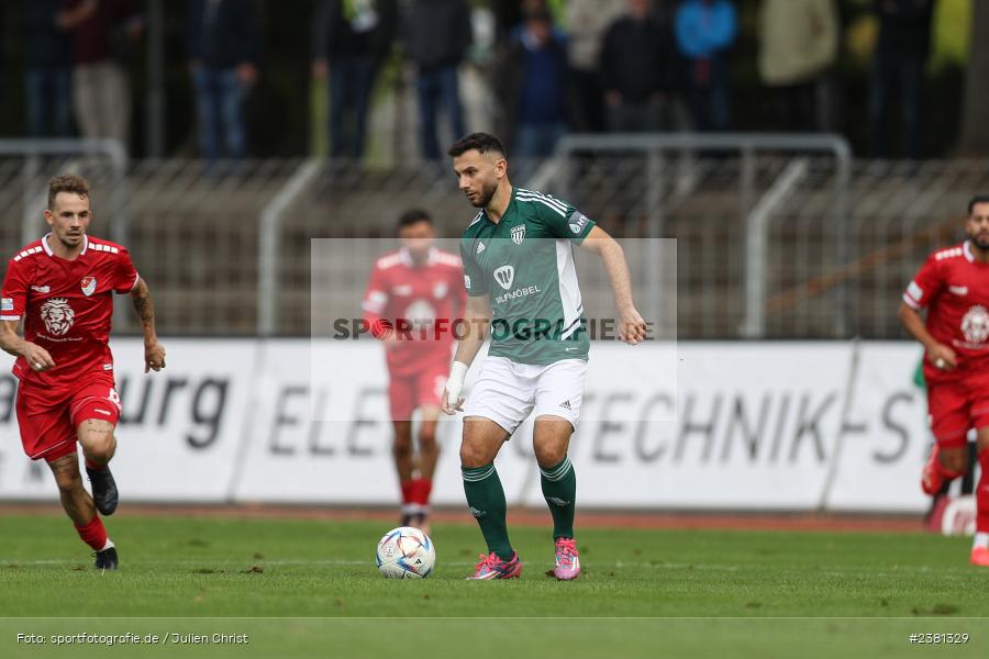 Adrian Istrefi, Sachs Stadion, Schweinfurt, 23.09.2023, sport, action, BFV, Fussball, Saison 2023/2024, 11. Spieltag, Regionalliga Bayern, TGM, FCS, Türkgücü München, 1. FC Schweinfurt 1905 - Bild-ID: 2381329