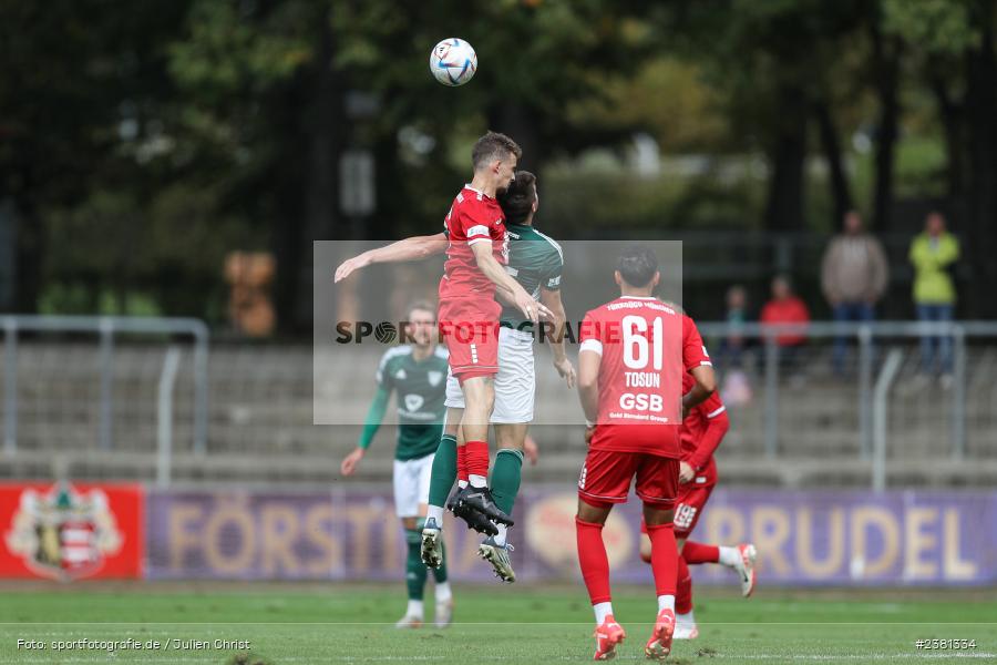 Sascha Hingerl, Sachs Stadion, Schweinfurt, 23.09.2023, sport, action, BFV, Fussball, Saison 2023/2024, 11. Spieltag, Regionalliga Bayern, TGM, FCS, Türkgücü München, 1. FC Schweinfurt 1905 - Bild-ID: 2381334