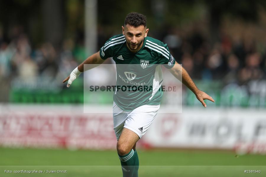 Adrian Istrefi, Sachs Stadion, Schweinfurt, 23.09.2023, sport, action, BFV, Fussball, Saison 2023/2024, 11. Spieltag, Regionalliga Bayern, TGM, FCS, Türkgücü München, 1. FC Schweinfurt 1905 - Bild-ID: 2381340