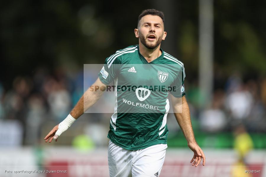 Adrian Istrefi, Sachs Stadion, Schweinfurt, 23.09.2023, sport, action, BFV, Fussball, Saison 2023/2024, 11. Spieltag, Regionalliga Bayern, TGM, FCS, Türkgücü München, 1. FC Schweinfurt 1905 - Bild-ID: 2381341