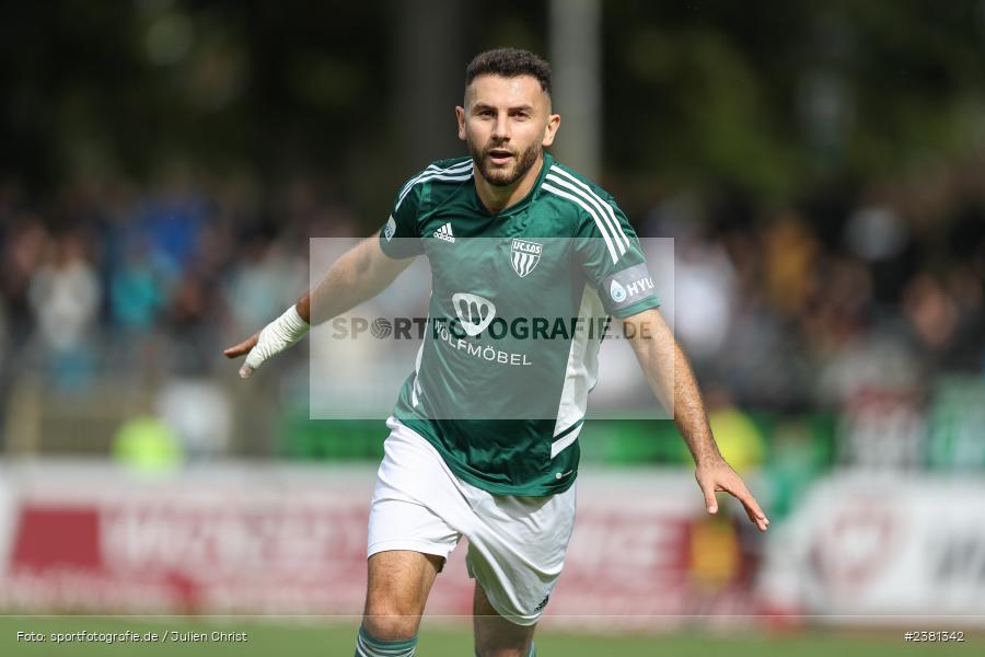 Adrian Istrefi, Sachs Stadion, Schweinfurt, 23.09.2023, sport, action, BFV, Fussball, Saison 2023/2024, 11. Spieltag, Regionalliga Bayern, TGM, FCS, Türkgücü München, 1. FC Schweinfurt 1905 - Bild-ID: 2381342