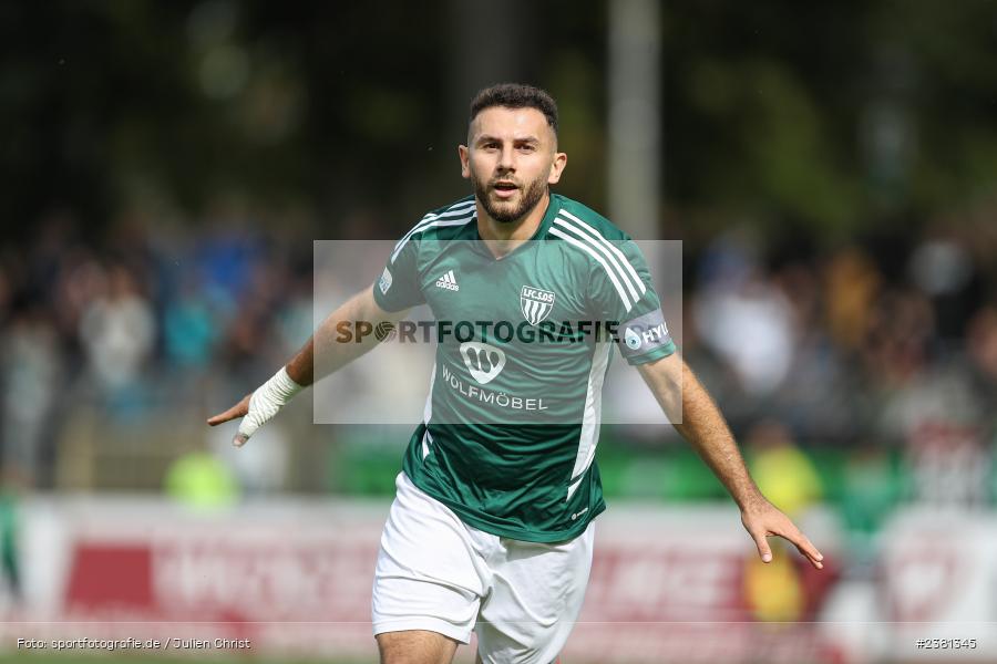 Adrian Istrefi, Sachs Stadion, Schweinfurt, 23.09.2023, sport, action, BFV, Fussball, Saison 2023/2024, 11. Spieltag, Regionalliga Bayern, TGM, FCS, Türkgücü München, 1. FC Schweinfurt 1905 - Bild-ID: 2381345