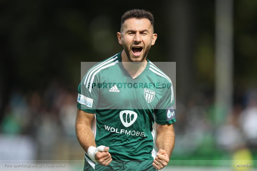 Adrian Istrefi, Sachs Stadion, Schweinfurt, 23.09.2023, sport, action, BFV, Fussball, Saison 2023/2024, 11. Spieltag, Regionalliga Bayern, TGM, FCS, Türkgücü München, 1. FC Schweinfurt 1905 - Bild-ID: 2381347