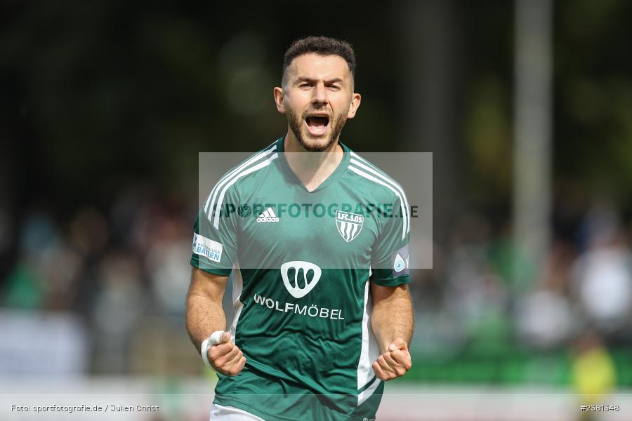 Adrian Istrefi, Sachs Stadion, Schweinfurt, 23.09.2023, sport, action, BFV, Fussball, Saison 2023/2024, 11. Spieltag, Regionalliga Bayern, TGM, FCS, Türkgücü München, 1. FC Schweinfurt 1905 - Bild-ID: 2381348