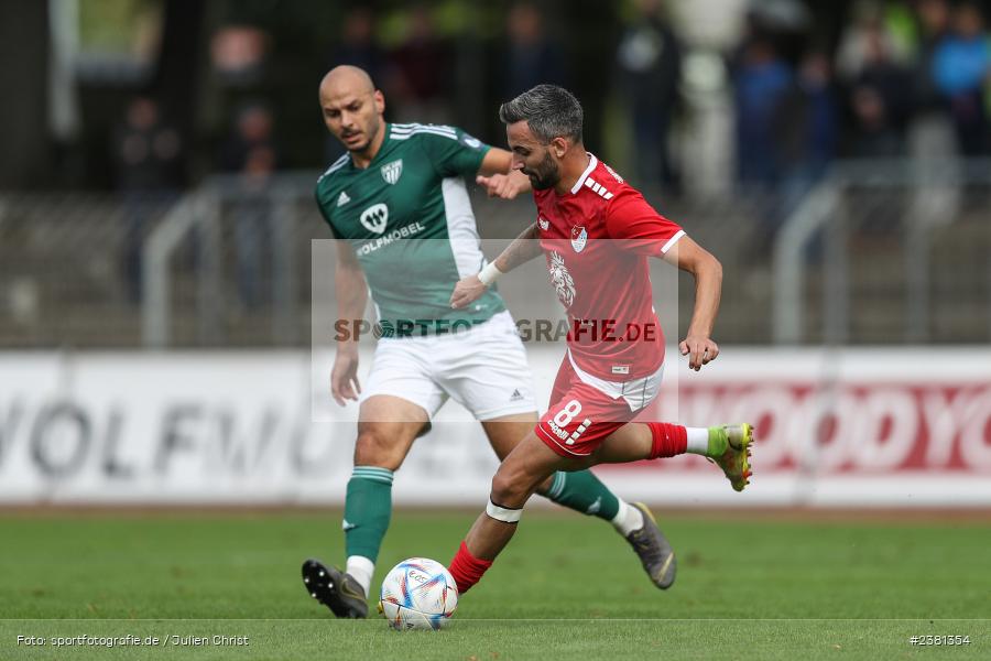 Kevin Hingerl, Sachs Stadion, Schweinfurt, 23.09.2023, sport, action, BFV, Fussball, Saison 2023/2024, 11. Spieltag, Regionalliga Bayern, TGM, FCS, Türkgücü München, 1. FC Schweinfurt 1905 - Bild-ID: 2381354