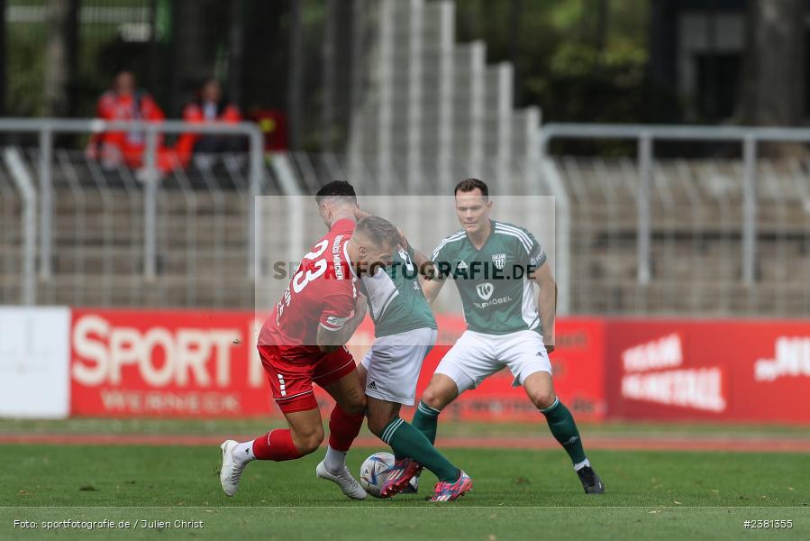 Maximilian Berwein, Sachs Stadion, Schweinfurt, 23.09.2023, sport, action, BFV, Fussball, Saison 2023/2024, 11. Spieltag, Regionalliga Bayern, TGM, FCS, Türkgücü München, 1. FC Schweinfurt 1905 - Bild-ID: 2381355
