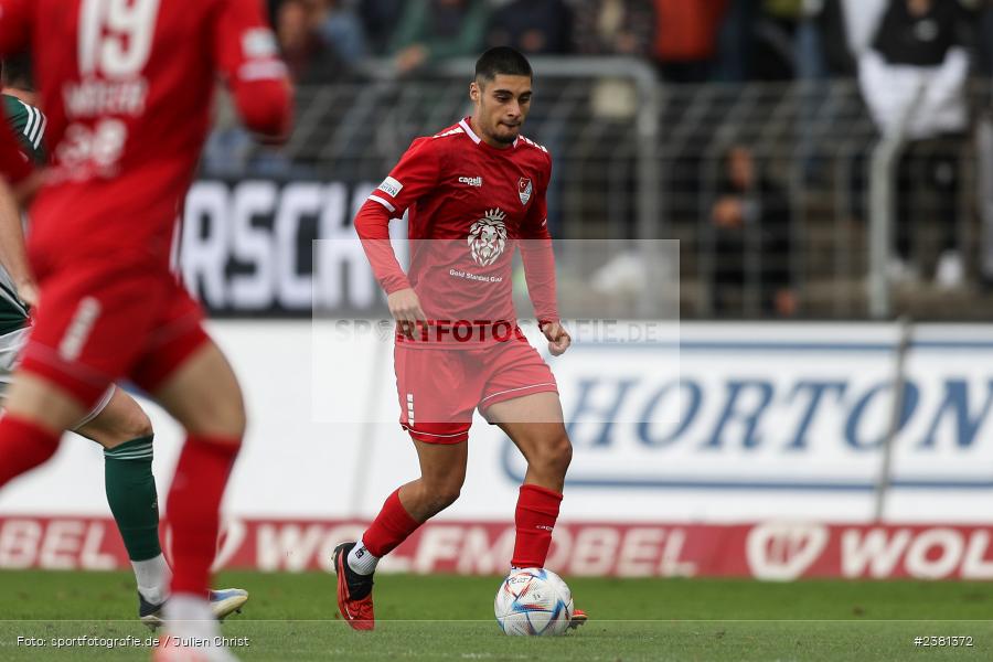 Halit Yilmaz, Sachs Stadion, Schweinfurt, 23.09.2023, sport, action, BFV, Fussball, Saison 2023/2024, 11. Spieltag, Regionalliga Bayern, TGM, FCS, Türkgücü München, 1. FC Schweinfurt 1905 - Bild-ID: 2381372