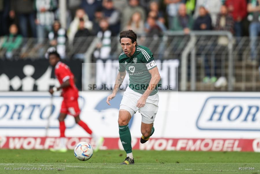 Lukas Billick, Sachs Stadion, Schweinfurt, 23.09.2023, sport, action, BFV, Fussball, Saison 2023/2024, 11. Spieltag, Regionalliga Bayern, TGM, FCS, Türkgücü München, 1. FC Schweinfurt 1905 - Bild-ID: 2381384