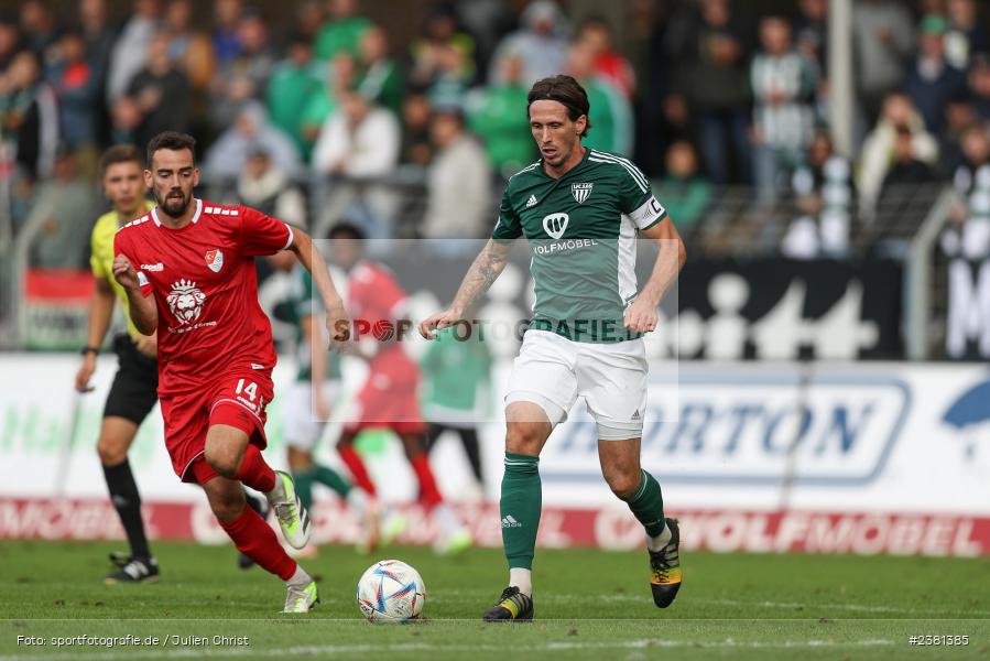 Lukas Billick, Sachs Stadion, Schweinfurt, 23.09.2023, sport, action, BFV, Fussball, Saison 2023/2024, 11. Spieltag, Regionalliga Bayern, TGM, FCS, Türkgücü München, 1. FC Schweinfurt 1905 - Bild-ID: 2381385