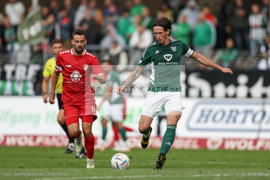 Lukas Billick, Sachs Stadion, Schweinfurt, 23.09.2023, sport, action, BFV, Fussball, Saison 2023/2024, 11. Spieltag, Regionalliga Bayern, TGM, FCS, Türkgücü München, 1. FC Schweinfurt 1905 - Bild-ID: 2381386