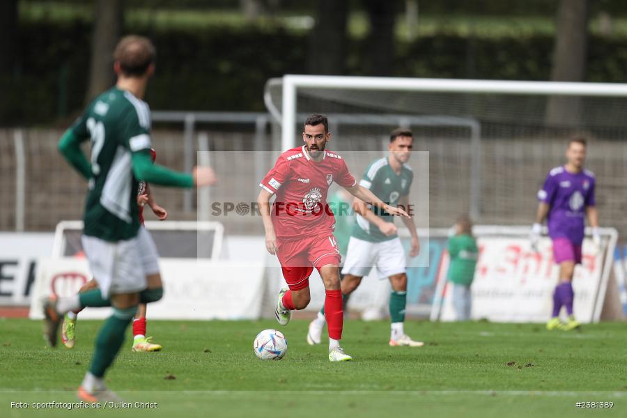 Marco Hingerl, Sachs Stadion, Schweinfurt, 23.09.2023, sport, action, BFV, Fussball, Saison 2023/2024, 11. Spieltag, Regionalliga Bayern, TGM, FCS, Türkgücü München, 1. FC Schweinfurt 1905 - Bild-ID: 2381389