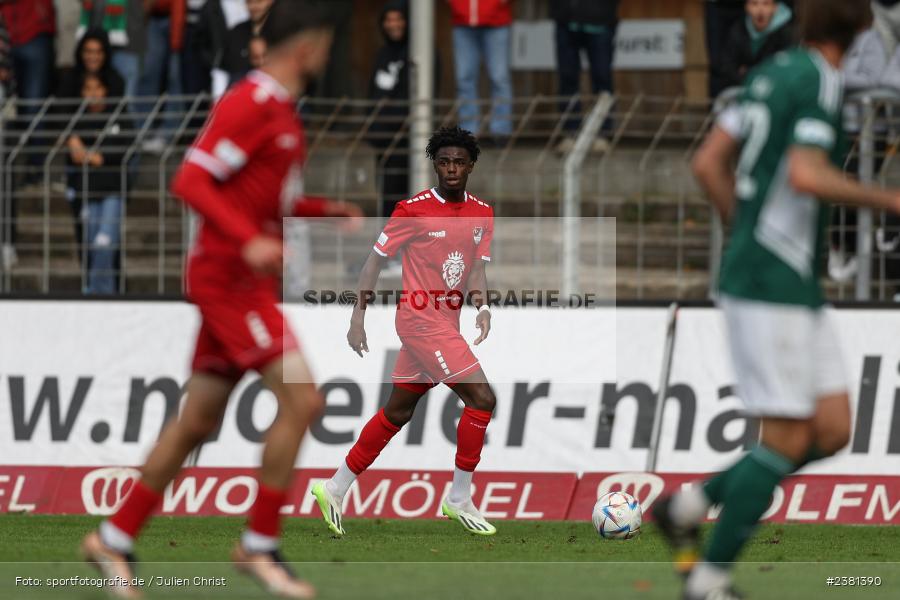 Fadhel Morou, Sachs Stadion, Schweinfurt, 23.09.2023, sport, action, BFV, Fussball, Saison 2023/2024, 11. Spieltag, Regionalliga Bayern, TGM, FCS, Türkgücü München, 1. FC Schweinfurt 1905 - Bild-ID: 2381390