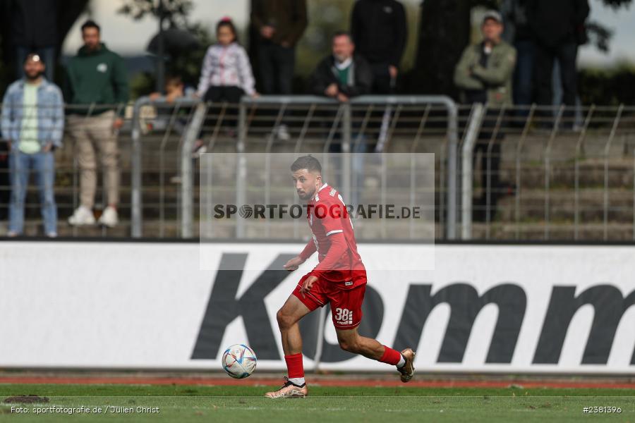 Emre Tunc, Sachs Stadion, Schweinfurt, 23.09.2023, sport, action, BFV, Fussball, Saison 2023/2024, 11. Spieltag, Regionalliga Bayern, TGM, FCS, Türkgücü München, 1. FC Schweinfurt 1905 - Bild-ID: 2381396