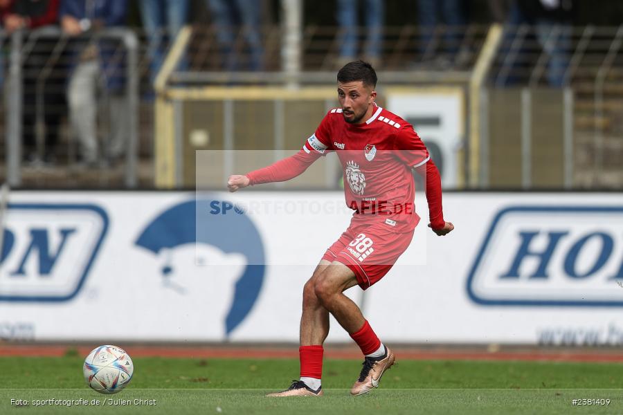 Emre Tunc, Sachs Stadion, Schweinfurt, 23.09.2023, sport, action, BFV, Fussball, Saison 2023/2024, 11. Spieltag, Regionalliga Bayern, TGM, FCS, Türkgücü München, 1. FC Schweinfurt 1905 - Bild-ID: 2381409