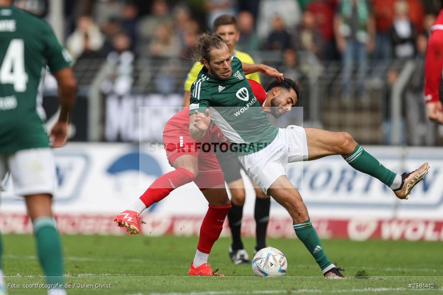 Ünal Tosun, Sachs Stadion, Schweinfurt, 23.09.2023, sport, action, BFV, Fussball, Saison 2023/2024, 11. Spieltag, Regionalliga Bayern, TGM, FCS, Türkgücü München, 1. FC Schweinfurt 1905 - Bild-ID: 2381412