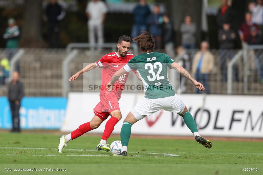 Marco Hingerl, Sachs Stadion, Schweinfurt, 23.09.2023, sport, action, BFV, Fussball, Saison 2023/2024, 11. Spieltag, Regionalliga Bayern, TGM, FCS, Türkgücü München, 1. FC Schweinfurt 1905 - Bild-ID: 2381418