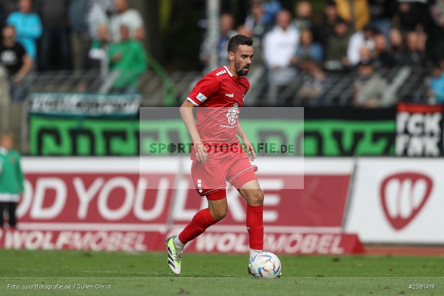 Marco Hingerl, Sachs Stadion, Schweinfurt, 23.09.2023, sport, action, BFV, Fussball, Saison 2023/2024, 11. Spieltag, Regionalliga Bayern, TGM, FCS, Türkgücü München, 1. FC Schweinfurt 1905 - Bild-ID: 2381419