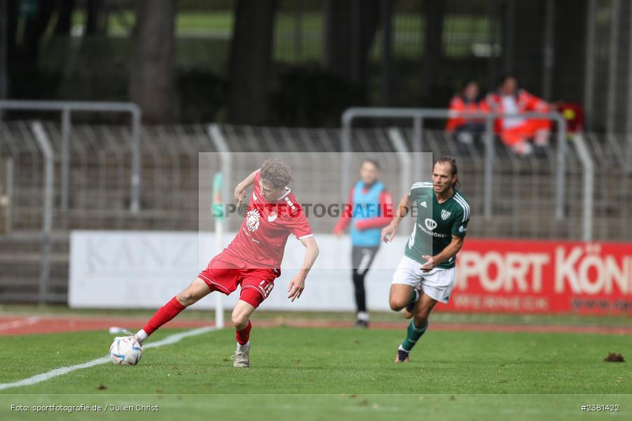 Benedict Laverty, Sachs Stadion, Schweinfurt, 23.09.2023, sport, action, BFV, Fussball, Saison 2023/2024, 11. Spieltag, Regionalliga Bayern, TGM, FCS, Türkgücü München, 1. FC Schweinfurt 1905 - Bild-ID: 2381422