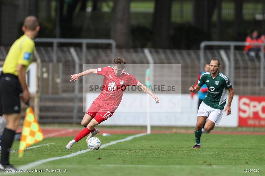 Benedict Laverty, Sachs Stadion, Schweinfurt, 23.09.2023, sport, action, BFV, Fussball, Saison 2023/2024, 11. Spieltag, Regionalliga Bayern, TGM, FCS, Türkgücü München, 1. FC Schweinfurt 1905 - Bild-ID: 2381423